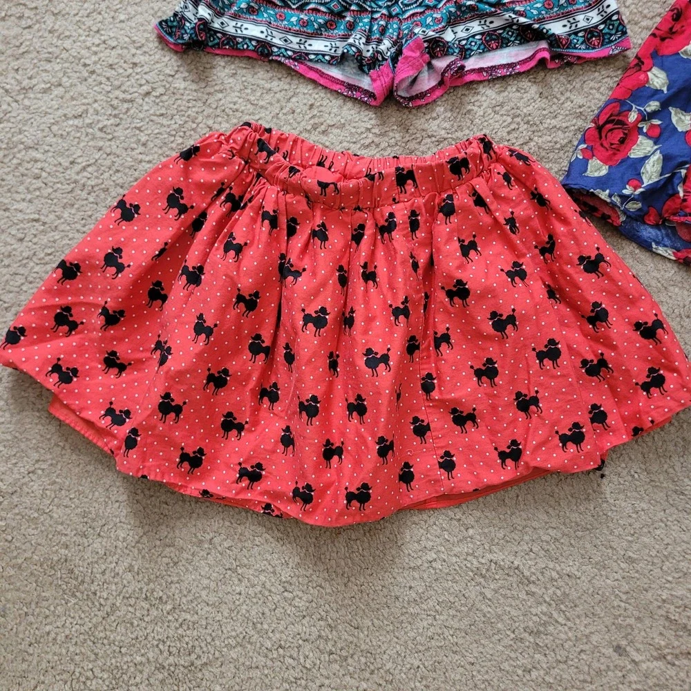Mixed Brand Size‎ 7/8 Girls Dress Bundle Lot 3pc Skirt Romper Dress Summer